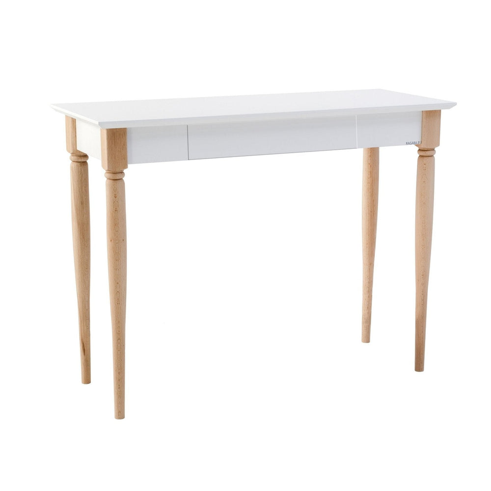 MAMO Skrivebord 65x40cm - Hvid på hvid baggrund