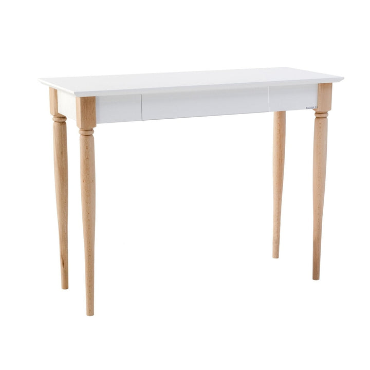 MAMO Skrivebord 65x40cm - Hvid på hvid baggrund
