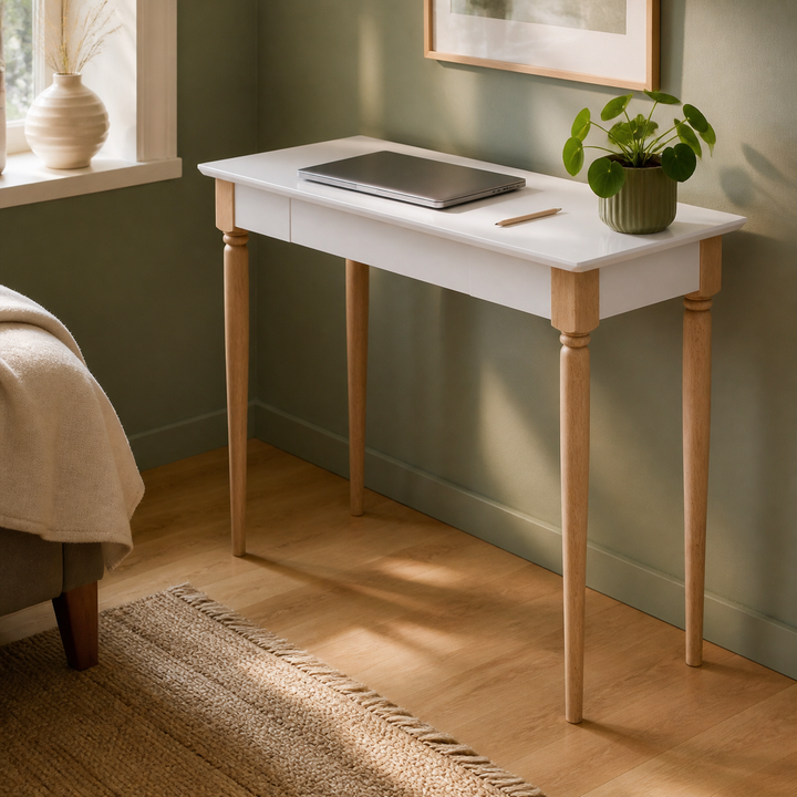 MAMO Skrivebord 65x40cm - Hvid – anden livsstilsscene