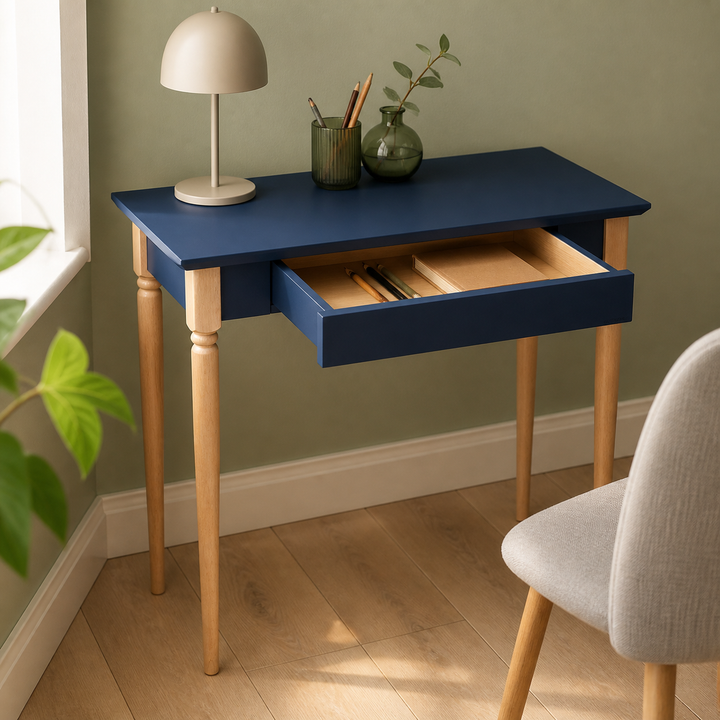 MAMO Skrivebord 65x40cm - Marineblå – funktion eller vigtig anvendelse