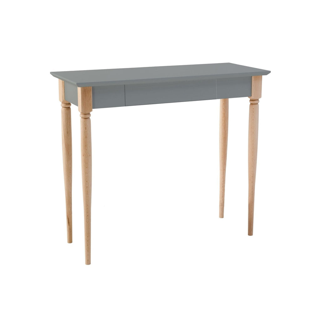 MAMO Skrivebord 65x40cm - Mørkegrå på hvid baggrund