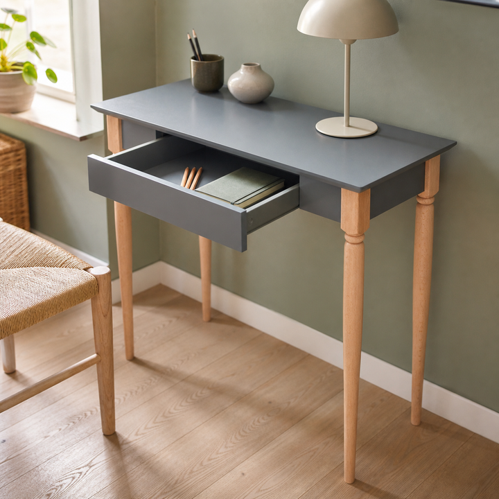 MAMO Skrivebord 65x40cm - Mørkegrå – funktion eller vigtig anvendelse