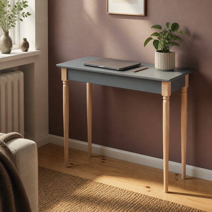 MAMO Skrivebord 65x40cm - Mørkegrå – anden livsstilsscene