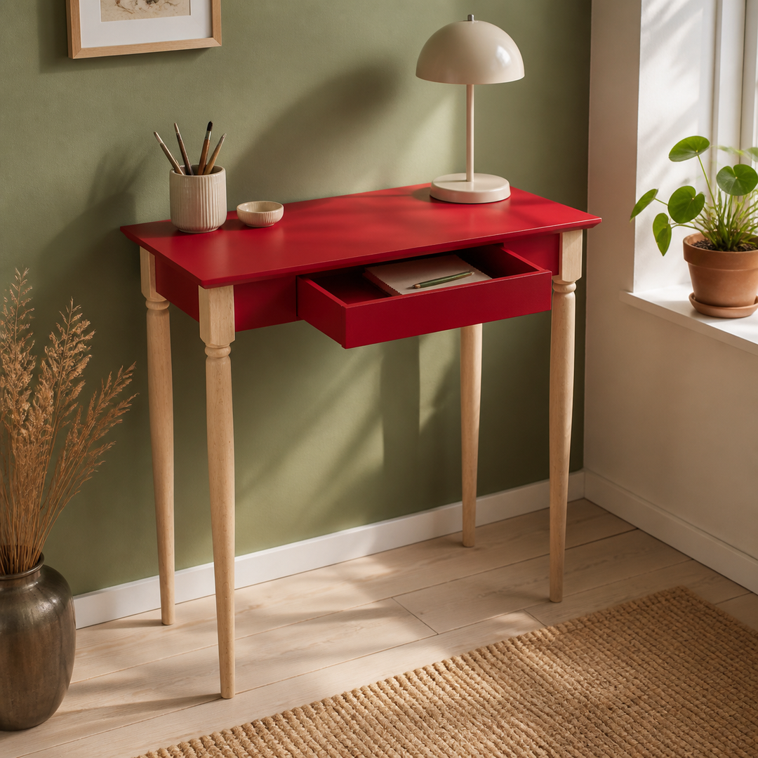 MAMO Skrivebord 65x40cm - Rød – hero