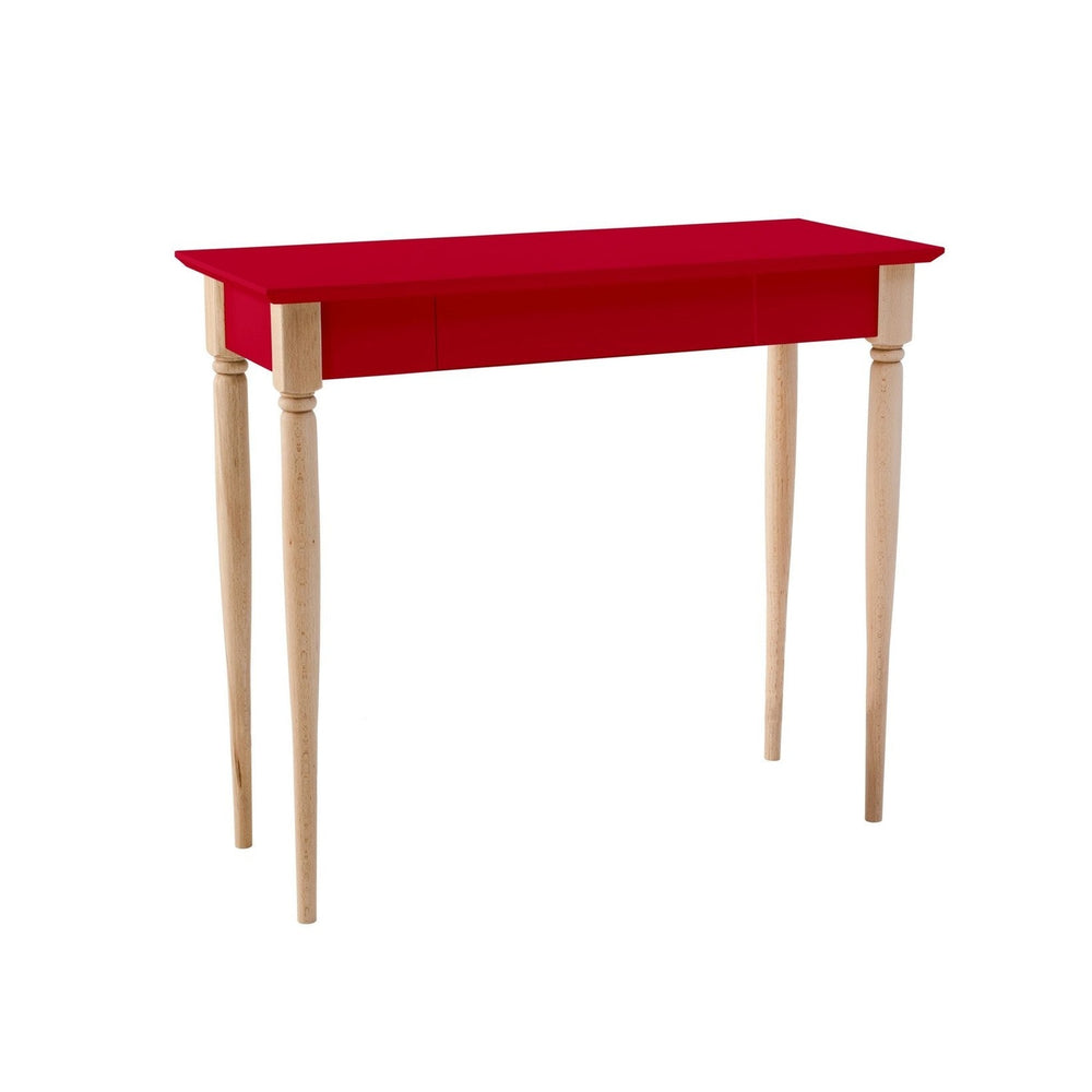 MAMO Skrivebord 65x40cm - Rød på hvid baggrund