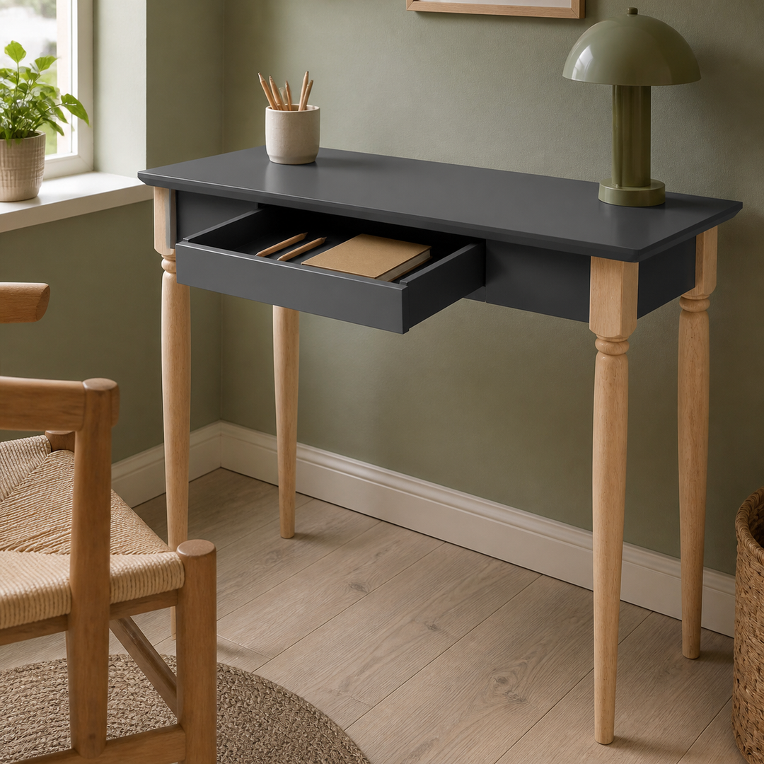 MAMO Skrivebord 85x40cm - Grafit – funktion eller vigtig anvendelse