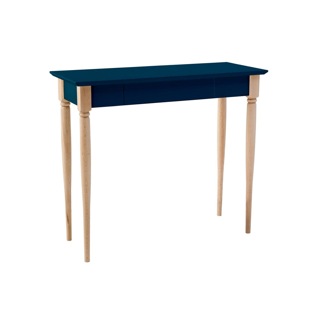 MAMO Skrivebord 85x40cm - Petrol Blå på hvid baggrund