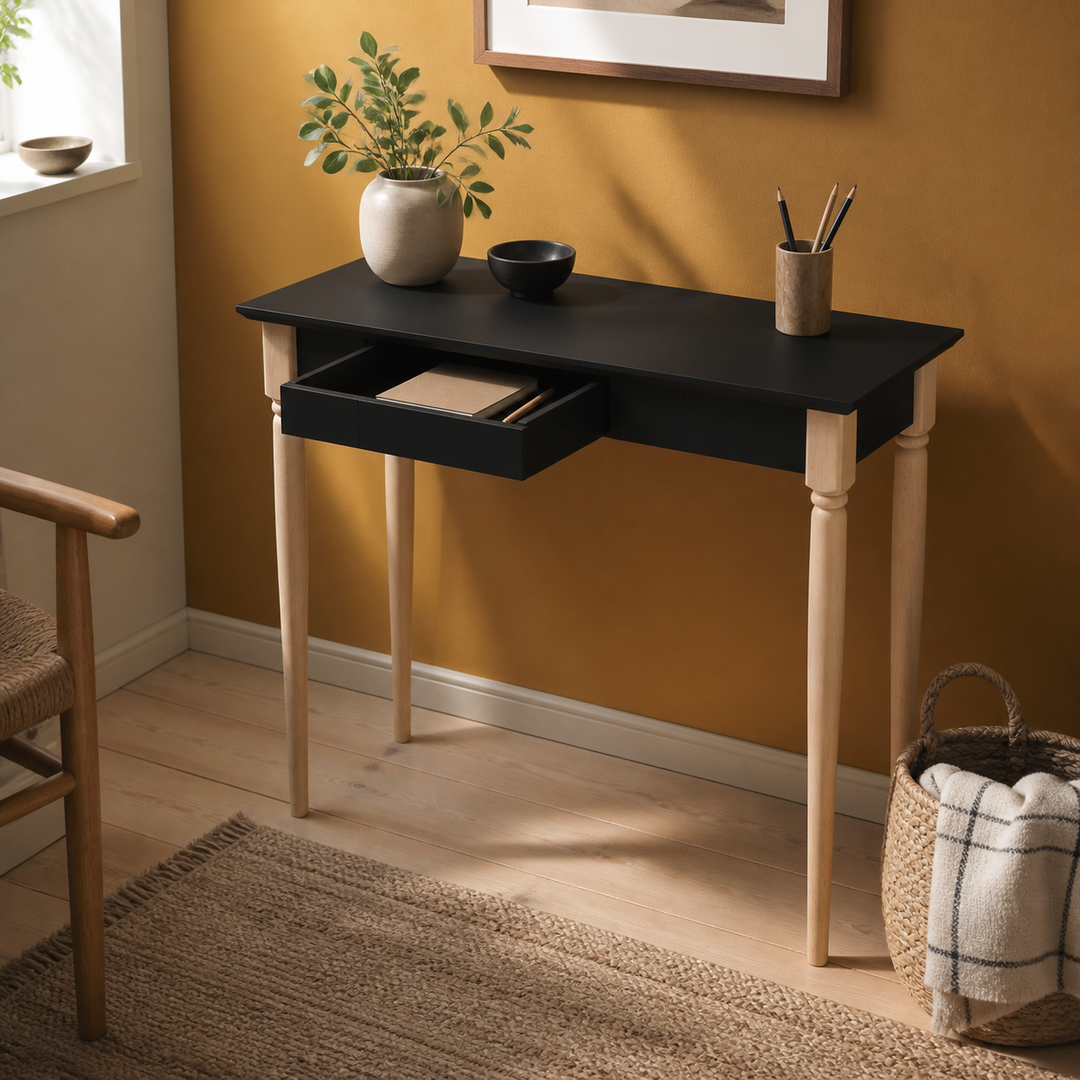 MAMO Skrivebord 85x40cm Sort – hero