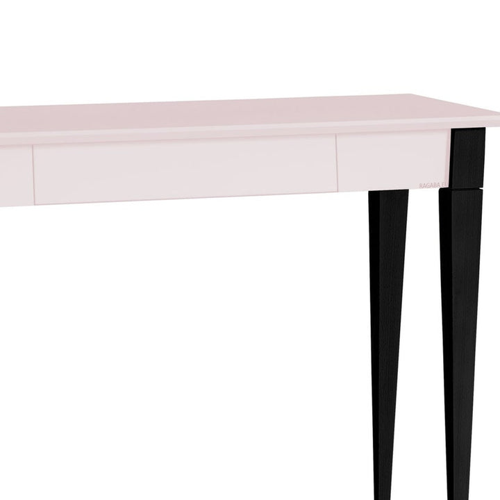 Detalje af MIMO Skrivebord - 105x40cm Sorte Ben / Pink