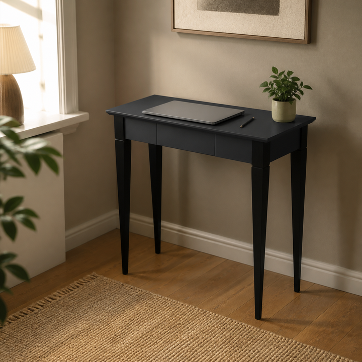MIMO Skrivebord - 65x40cm sorte ben / grafit – anden livsstilsscene