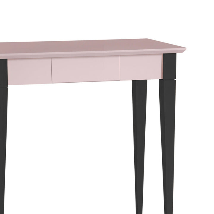 Detalje af MIMO Skrivebord - 65x40cm Sorte Ben / Pink