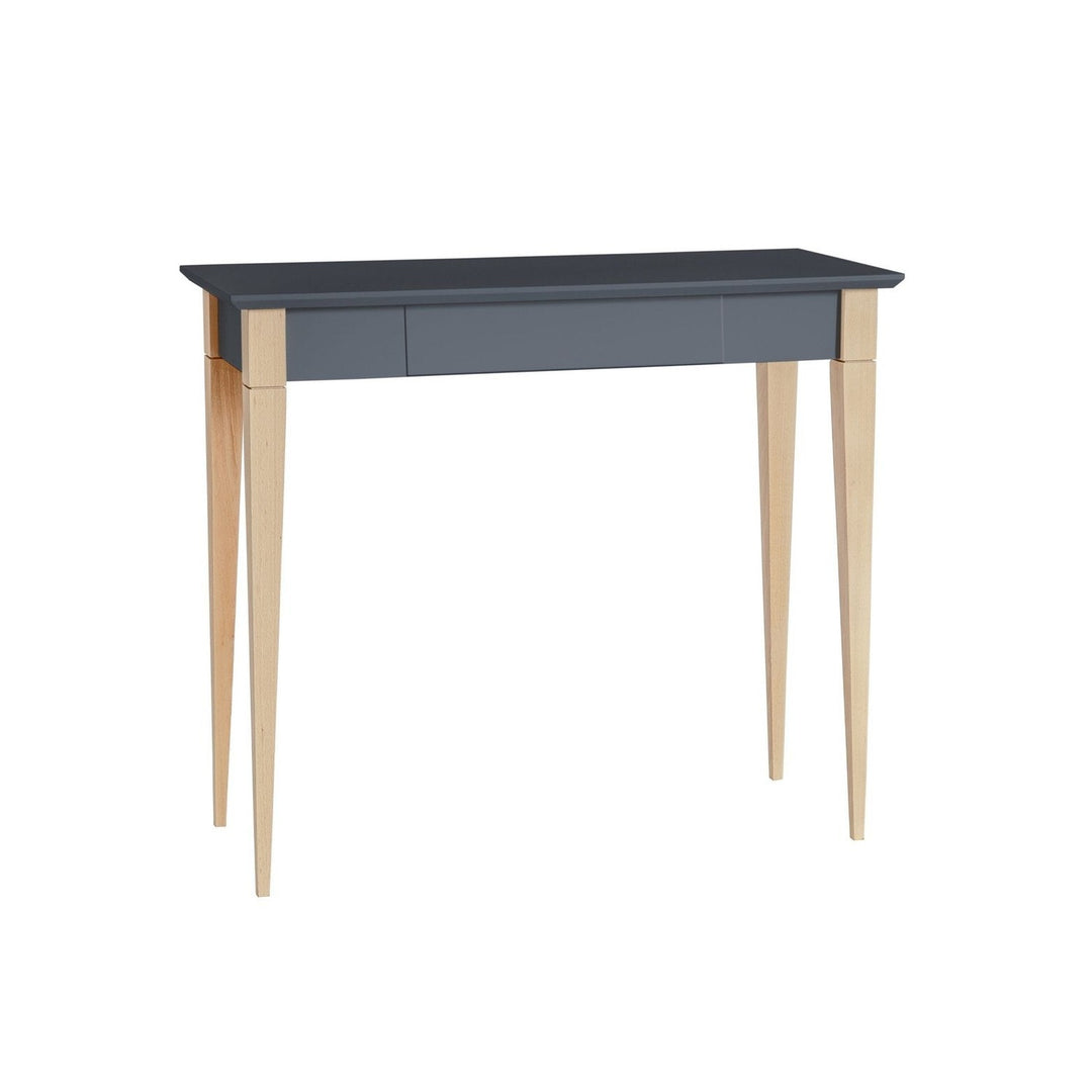 MIMO Skrivebord 105x40cm - Grafit på hvid baggrund