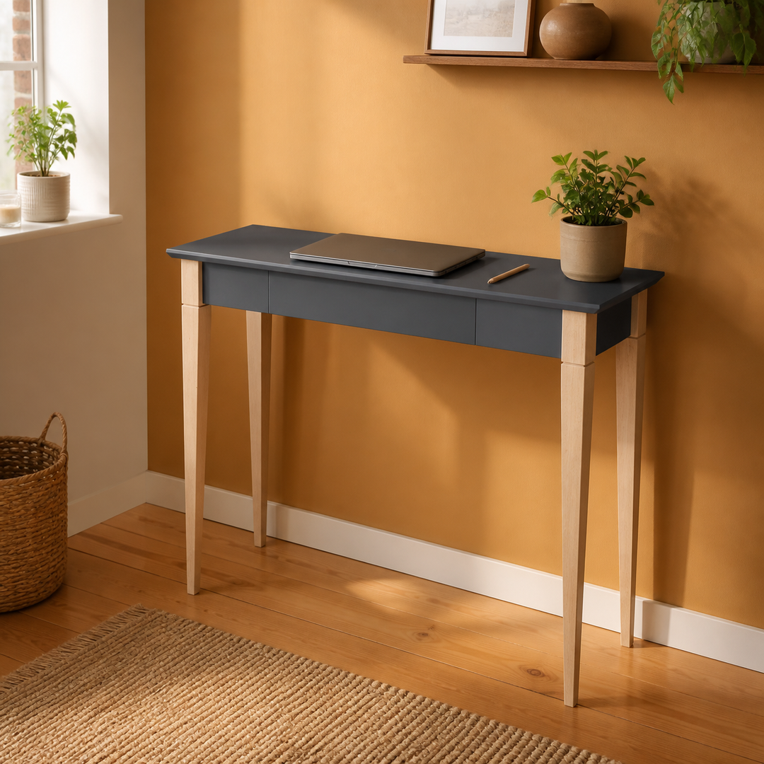 MIMO Skrivebord 105x40cm - Grafit – anden livsstilsscene