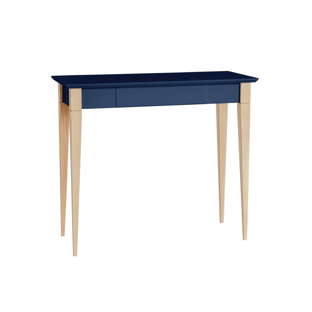 MIMO Skrivebord 105x40cm - Marineblå på hvid baggrund