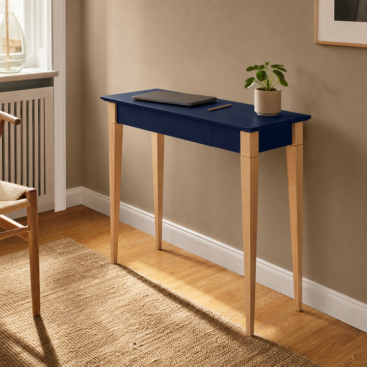 MIMO Skrivebord 105x40cm - Marineblå – anden livsstilsscene