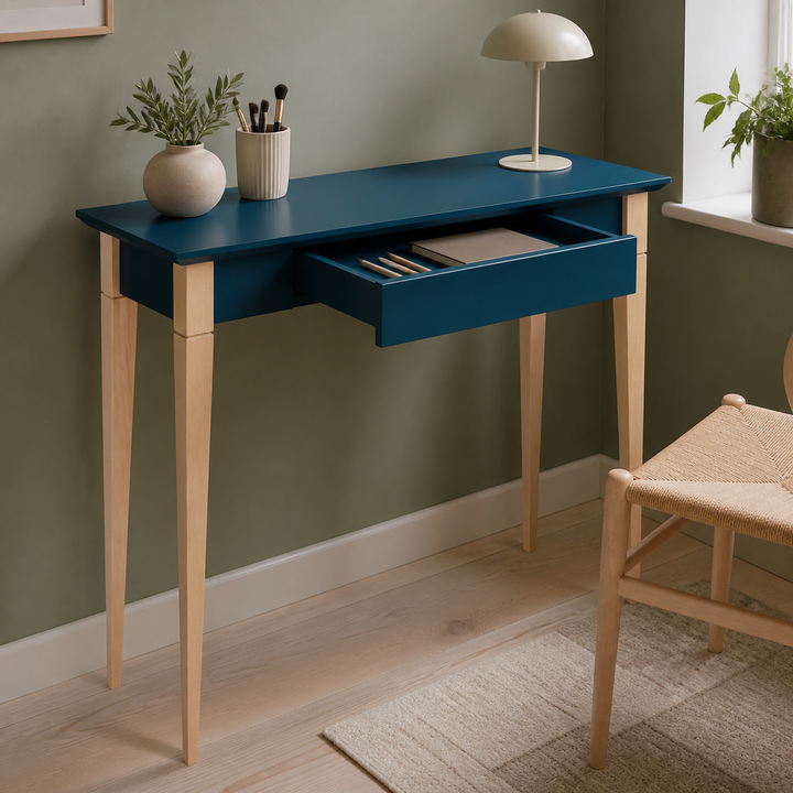 MIMO Skrivebord 105x40cm - Petrol Blå – funktion eller vigtig anvendelse