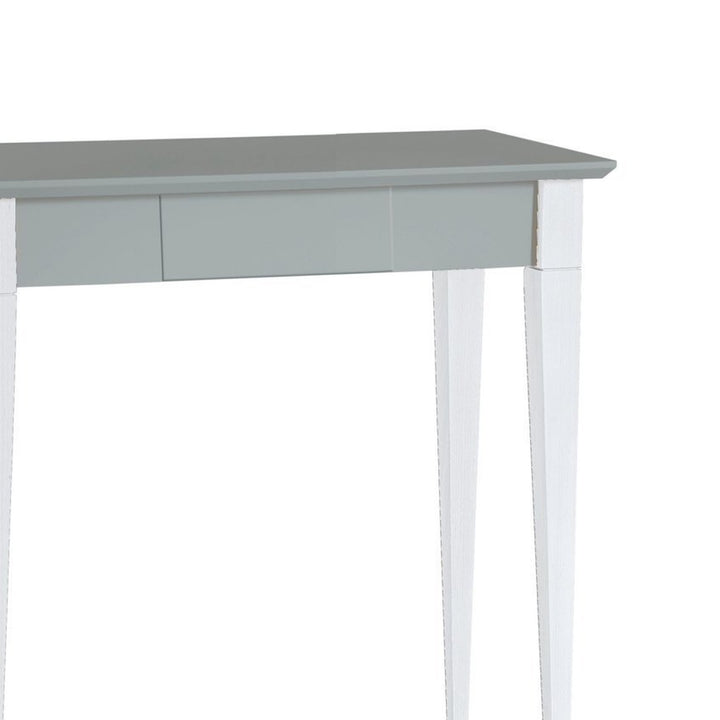 Detalje af MIMO Skrivebord 65x40cm Hvide Ben / Mørkegrå