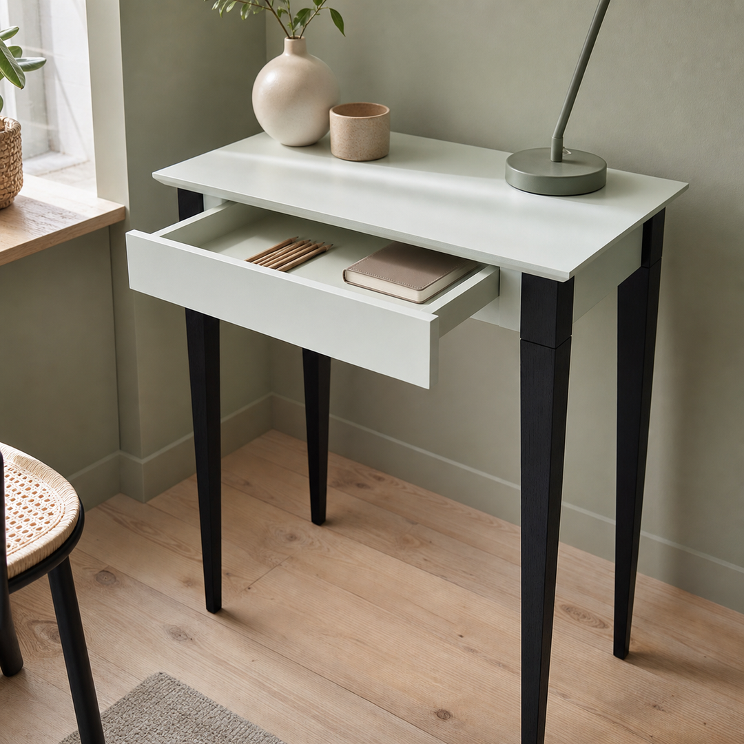 MIMO Skrivebord 65x40cm Sorte Ben Fleeting Mint – funktion eller vigtig anvendelse