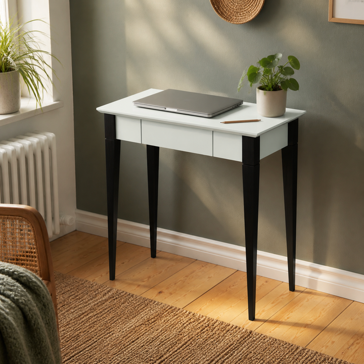 MIMO Skrivebord 65x40cm Sorte Ben Fleeting Mint – anden livsstilsscene