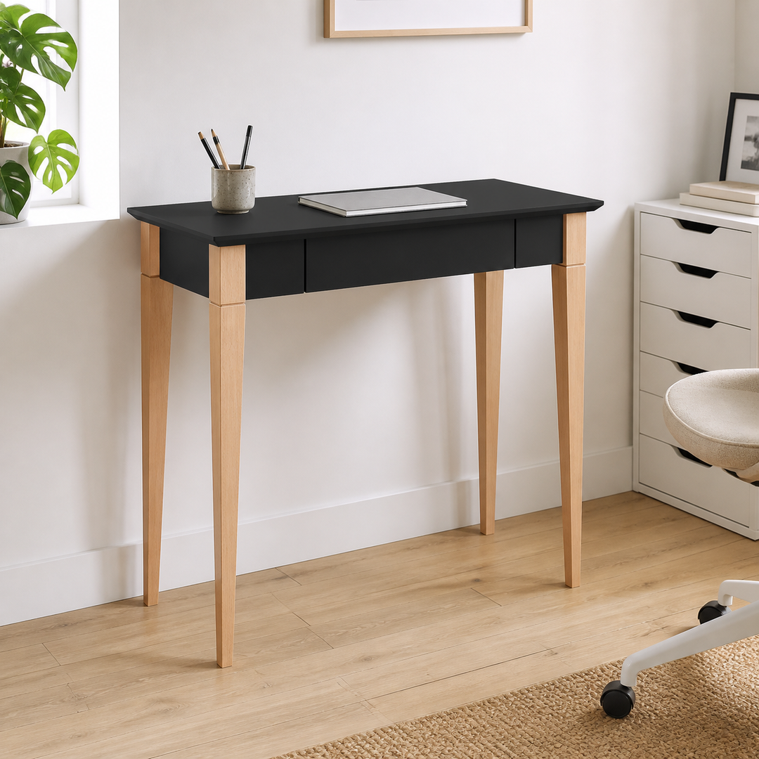 MIMO Skrivebord 85x40cm Sort – anden naturlig anvendelse eller vinkel
