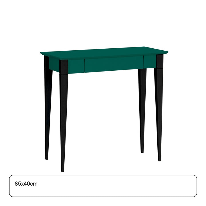 MIMO Skrivebord 85x40cm Sorte Ben Havgrøn – maaldigram