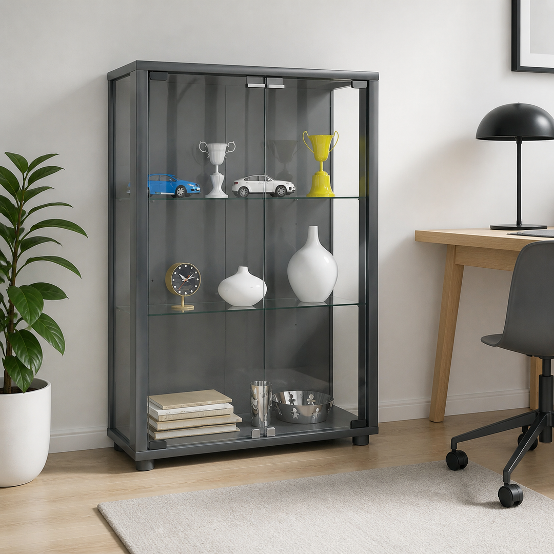 Standerskab "Sintalo" Med Led – hele produktet lukket i hjemmet