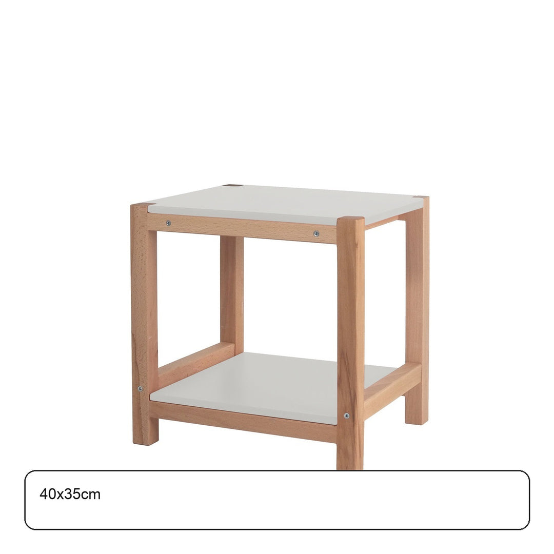 TRIVENTI Sidebord 40x35cm Perlegrå – maaldigram