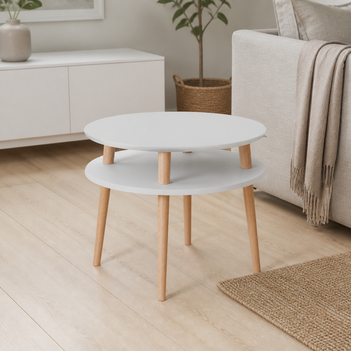 UFO Sidebord diameter 57cm x H 45cm - Lysegrå – anden naturlig anvendelse eller vinkel