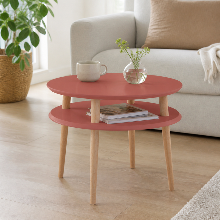 UFO Sofabord diameter 57cm x H 45cm Antik pink – vigtigste funktion