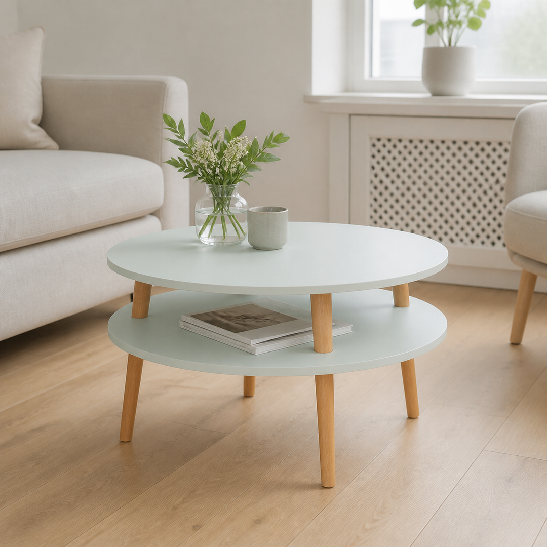 UFO Sofabord diameter 70cm x højde 35cm Fleeting Mint – vigtigste funktion