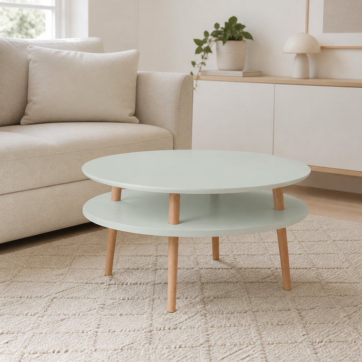 UFO Sofabord diameter 70cm x højde 35cm Fleeting Mint – anden naturlig anvendelse eller vinkel