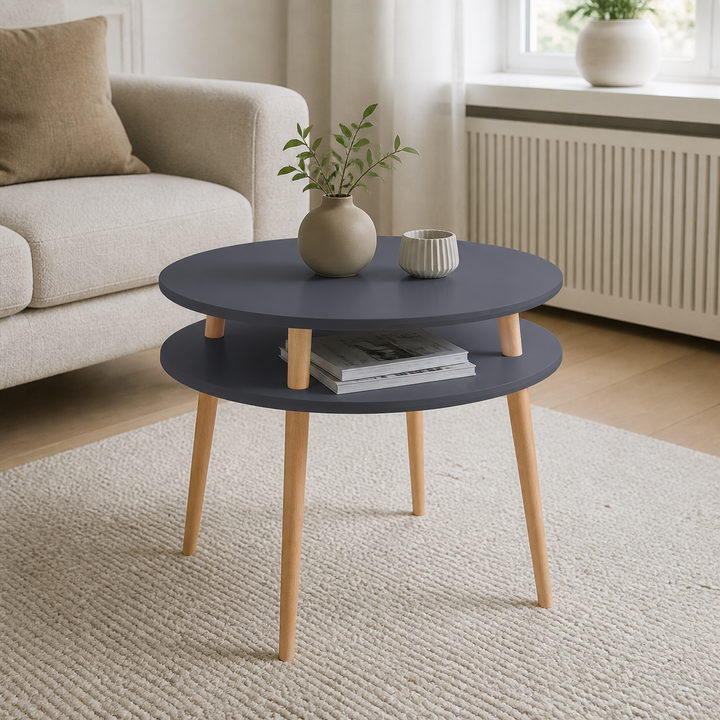 UFO Sofabord diameter 70cm x højde 61cm Grafit – vigtigste funktion