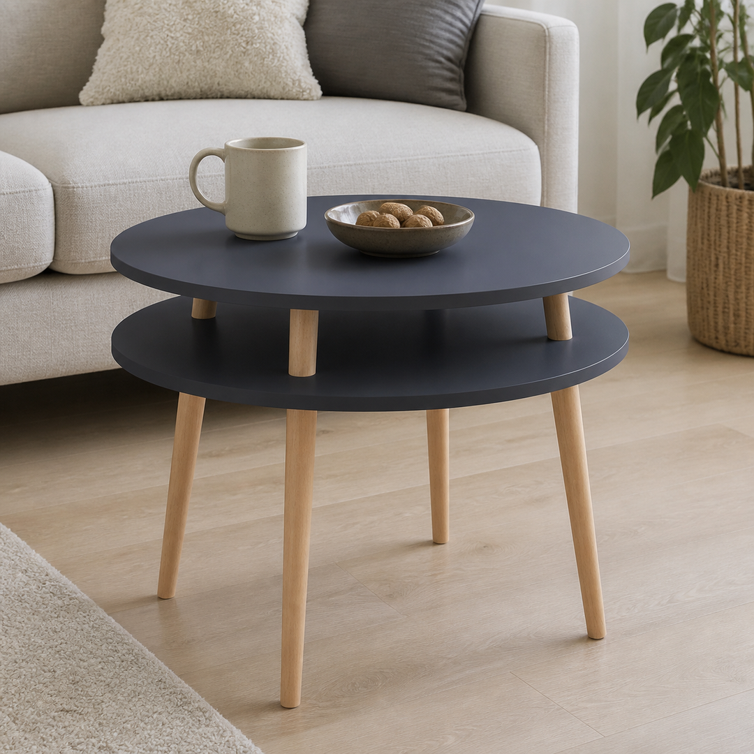 UFO Sofabord diameter 70cm x højde 61cm Grafit – materiale- eller konstruktionsdetalje