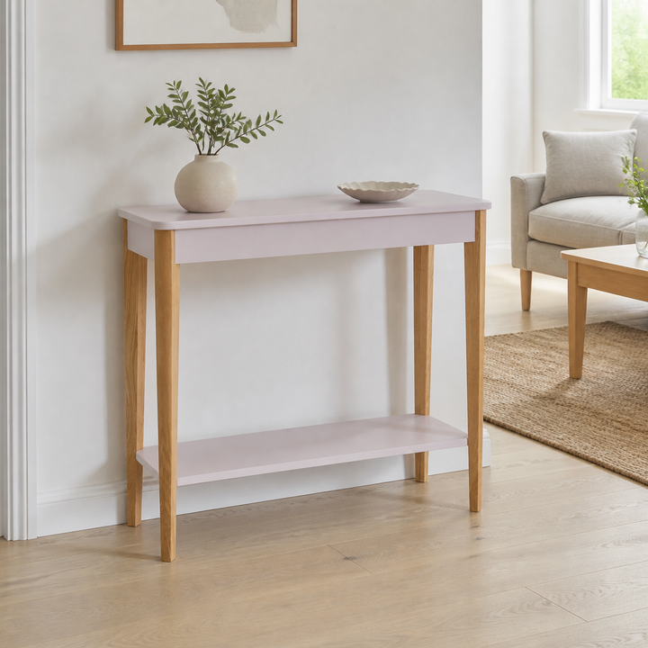 ASHME Konsolbord 85x35cm - Asketræ Pink – hero i naturlig brug