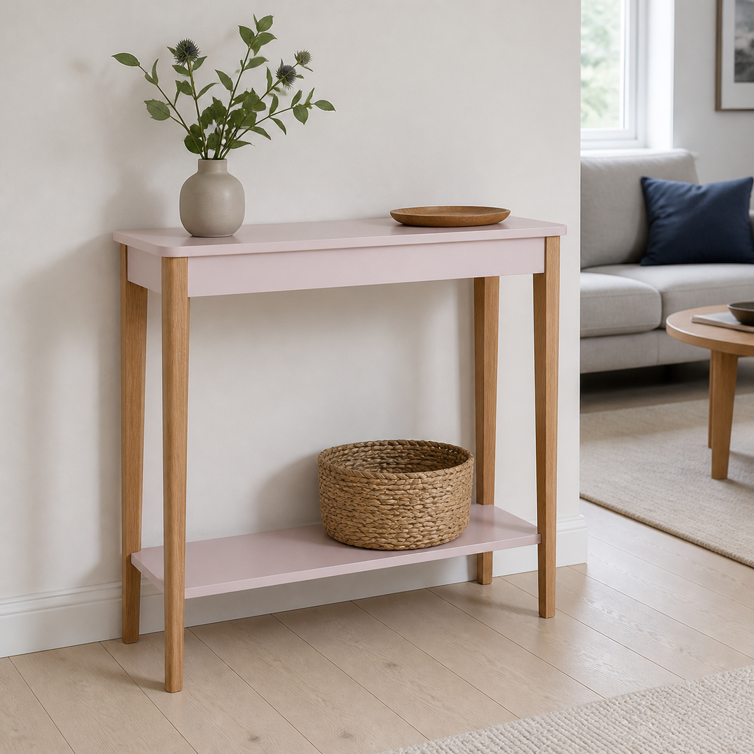 ASHME Konsolbord 85x35cm - Asketræ Pink – vigtigste funktion