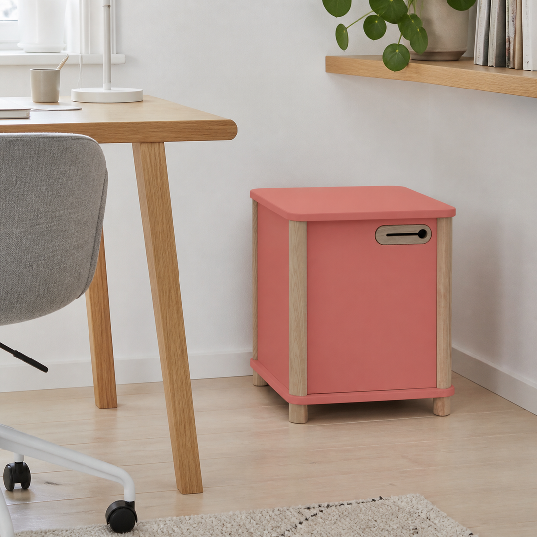 ASHME Skrivebordsskab B 42 x D 42 x H 48cm - Antik pink – hero i naturlig brug