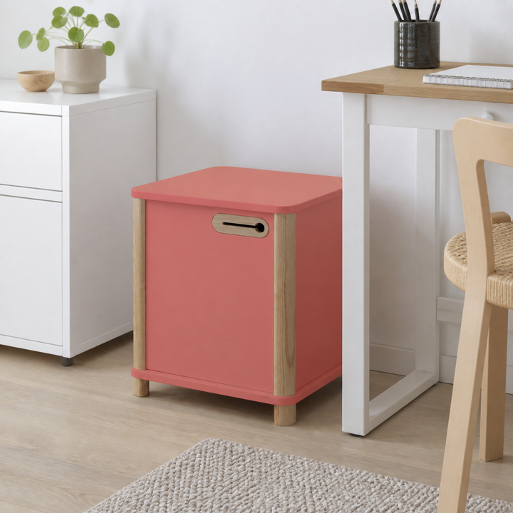 ASHME Skrivebordsskab B 42 x D 42 x H 48cm - Antik pink – anden naturlig anvendelse eller vinkel