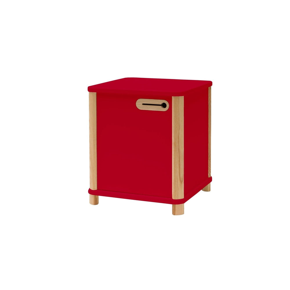 ASHME Skrivebordsskab B 42 x D 42 x H 48cm - Rød – eksakt packshot paa hvid baggrund