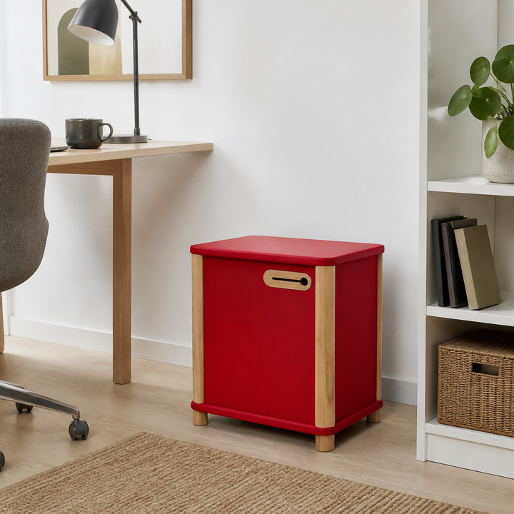 ASHME Skrivebordsskab B 42 x D 42 x H 48cm - Rød – vigtigste funktion