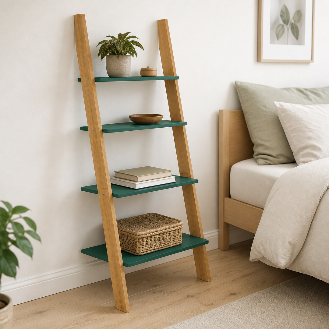 ASHME Stigehylde 85x35x180cm Grøn – materiale- eller konstruktionsdetalje