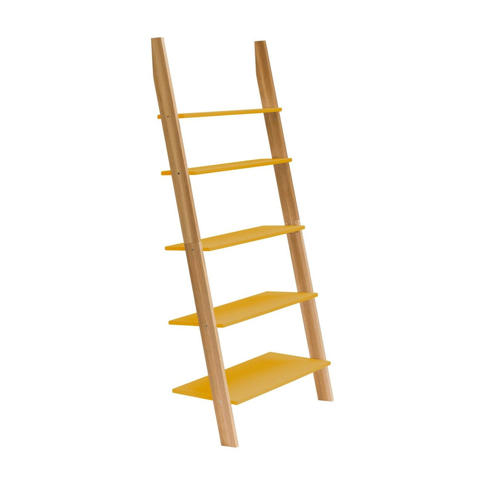 ASHME Stigehylde 85x35x180cm Gul – eksakt packshot paa hvid baggrund
