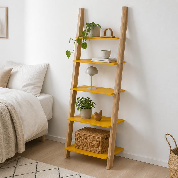 ASHME Stigehylde 85x35x180cm Gul – vigtigste funktion