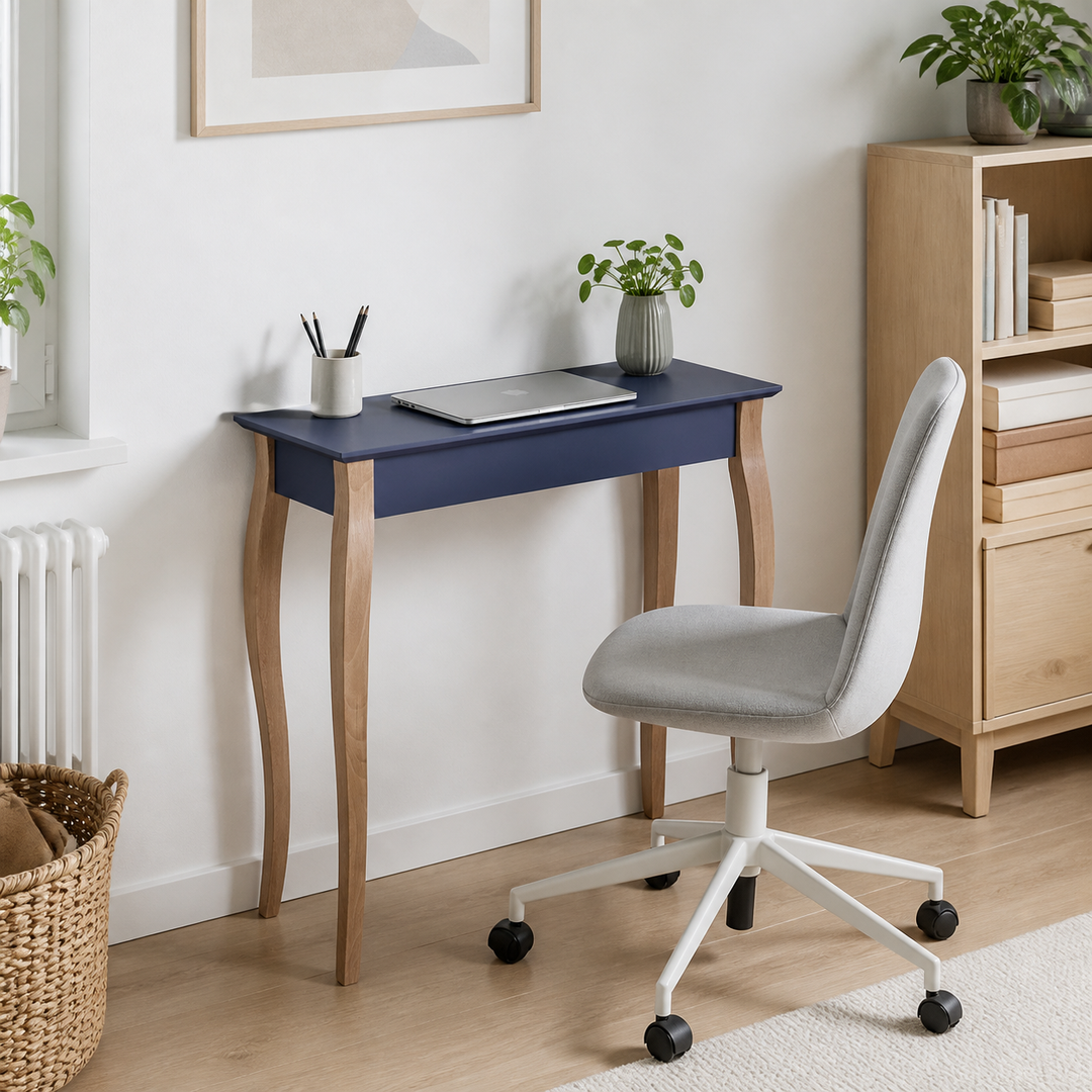 Konsol LILLO 85x35cm Hvide Ben / Grafit – vigtigste funktion