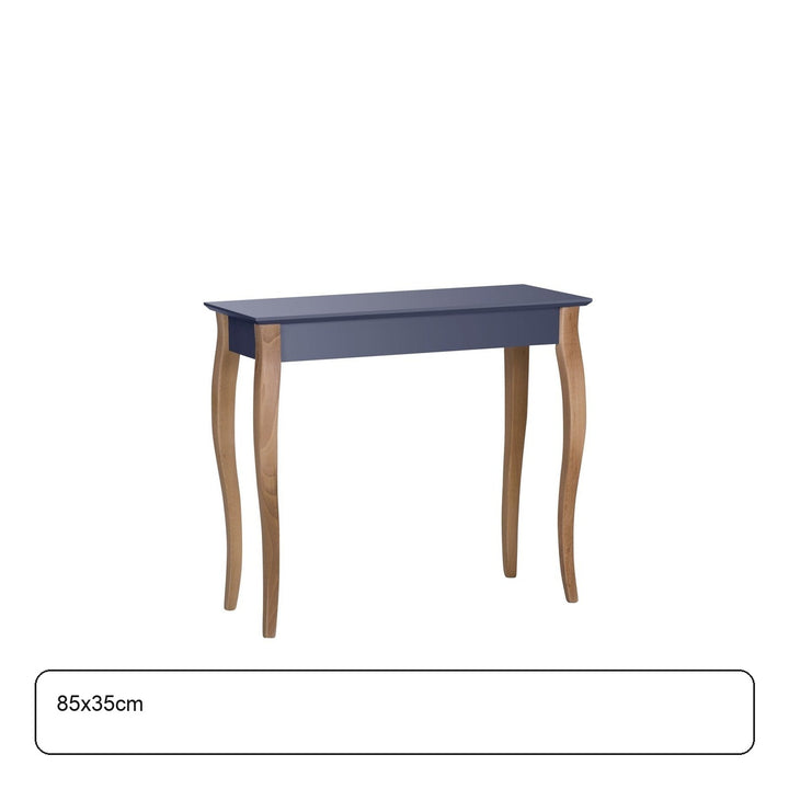 Konsol LILLO 85x35cm Hvide Ben / Grafit – maaldigram