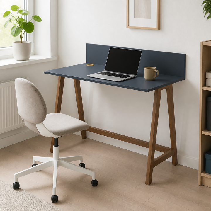LUKA Skrivebord 110x50cm Eg / Grafit – vigtigste funktion