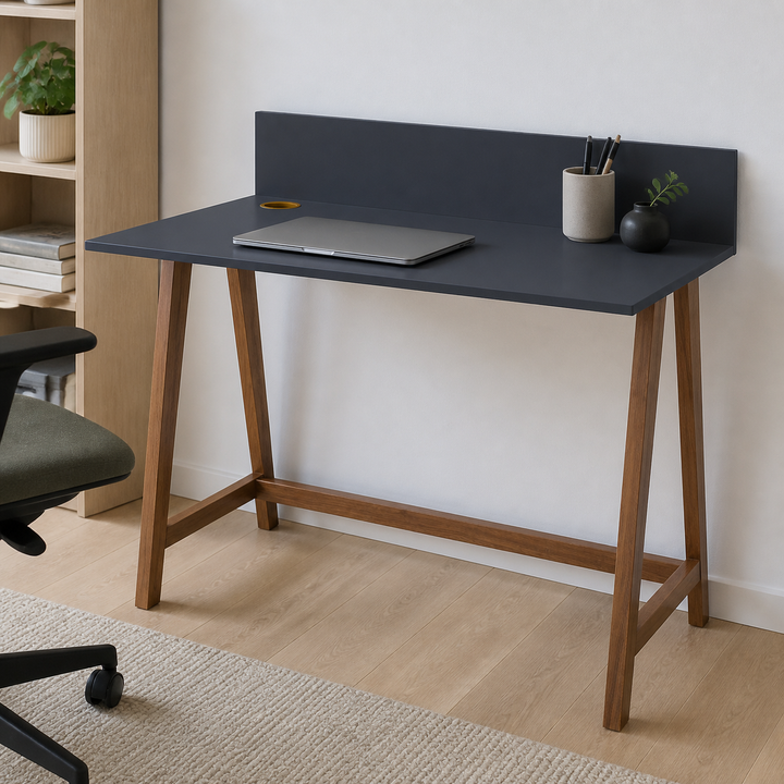 LUKA Skrivebord 110x50cm Eg / Grafit – materiale- eller konstruktionsdetalje