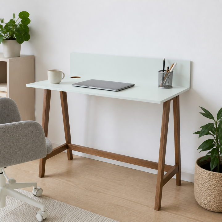 LUKA Skrivebord 110x50cm Fleeting Mint – vigtigste funktion