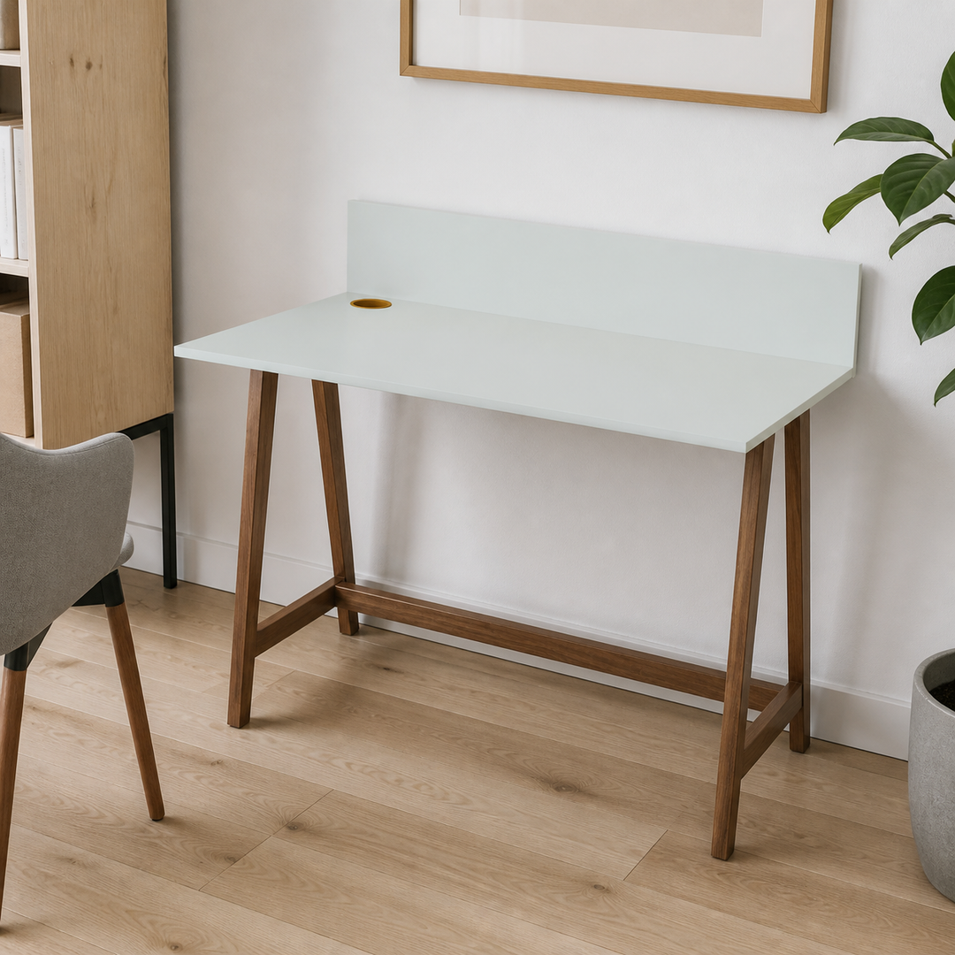 LUKA Skrivebord 110x50cm Fleeting Mint – materiale- eller konstruktionsdetalje