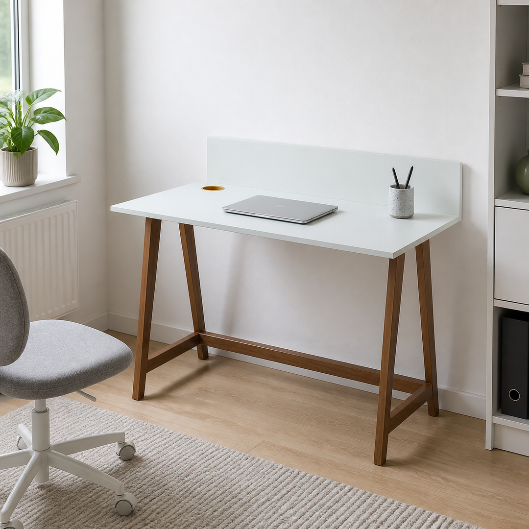 LUKA Skrivebord 110x50cm Fleeting Mint – anden naturlig anvendelse eller vinkel