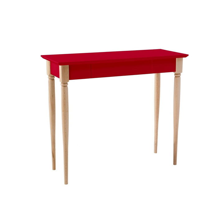 MAMO Skrivebord 105x40cm - Rød – eksakt packshot paa hvid baggrund